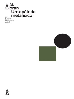 cover image of Um Apátrida Metafísico